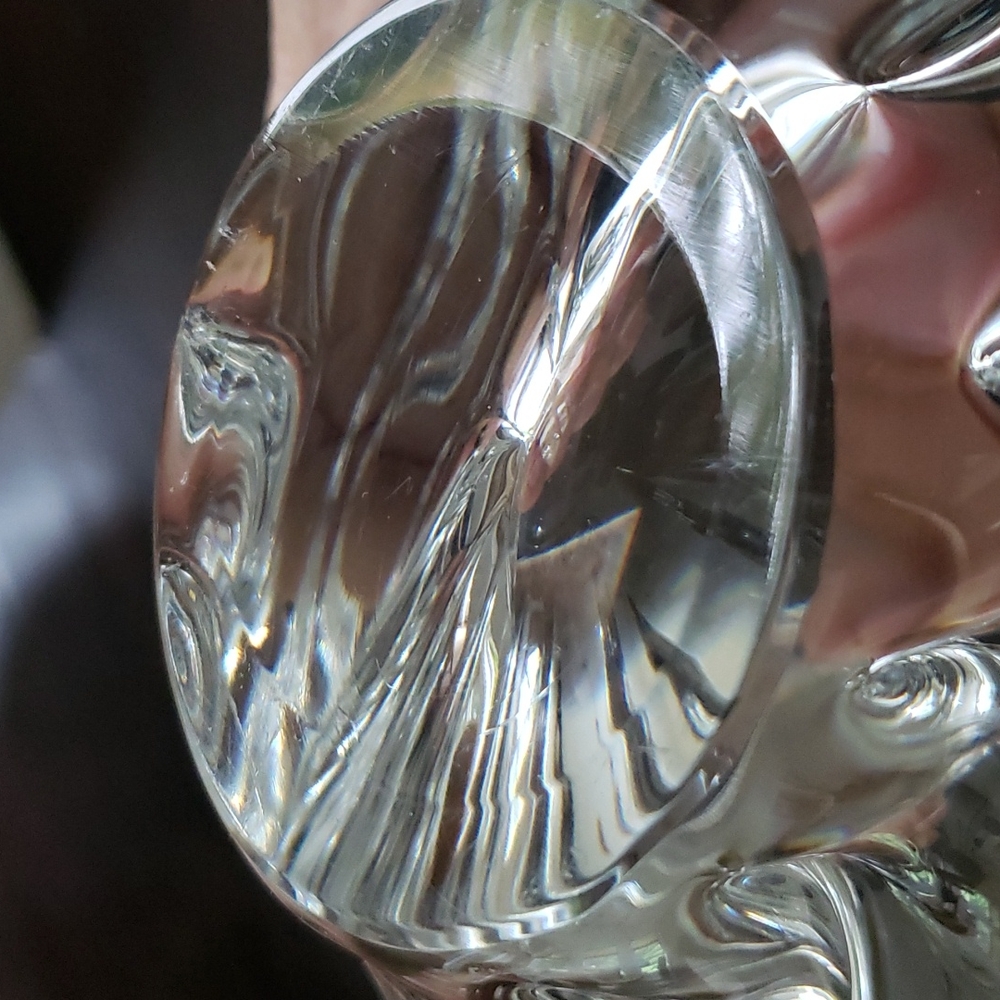 🔥HP🔥VTG Daum, France crystal bowl, signed, large - Picture 8 of 8